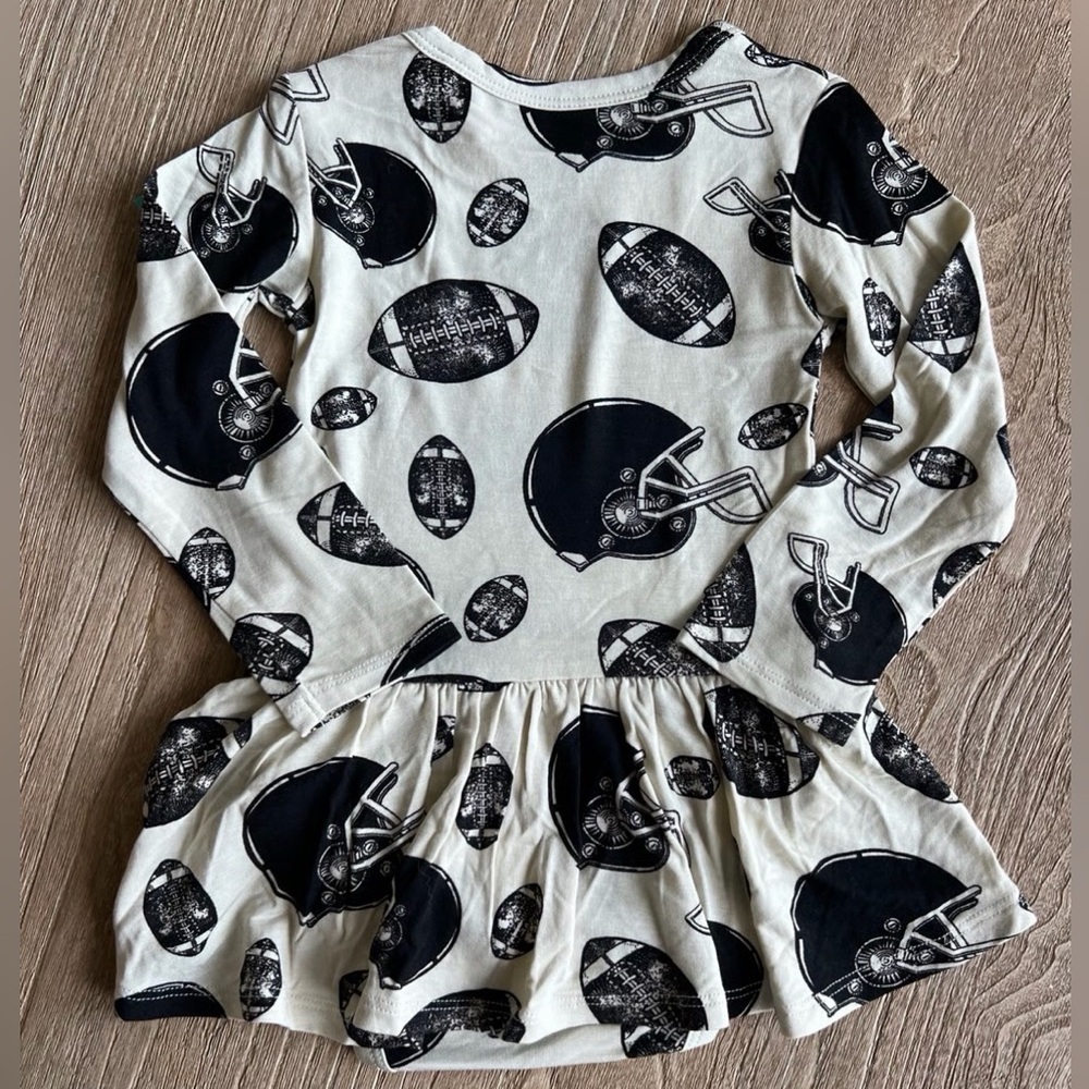 Posh Peanut Touchdown Twirl Bodysuit